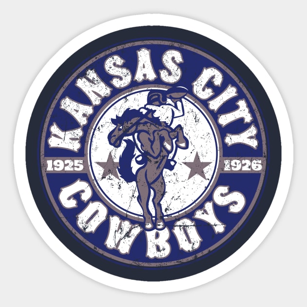 Kansas City Cowboys Sticker by MindsparkCreative